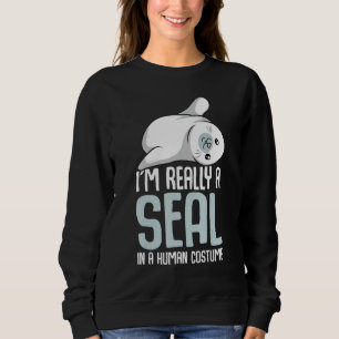 Sudadera Chicas de focas de león en el mar de vestuario de