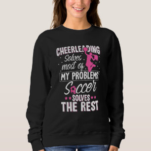 Sudadera Chicas de fútbol animan a gráficas animadoras 2