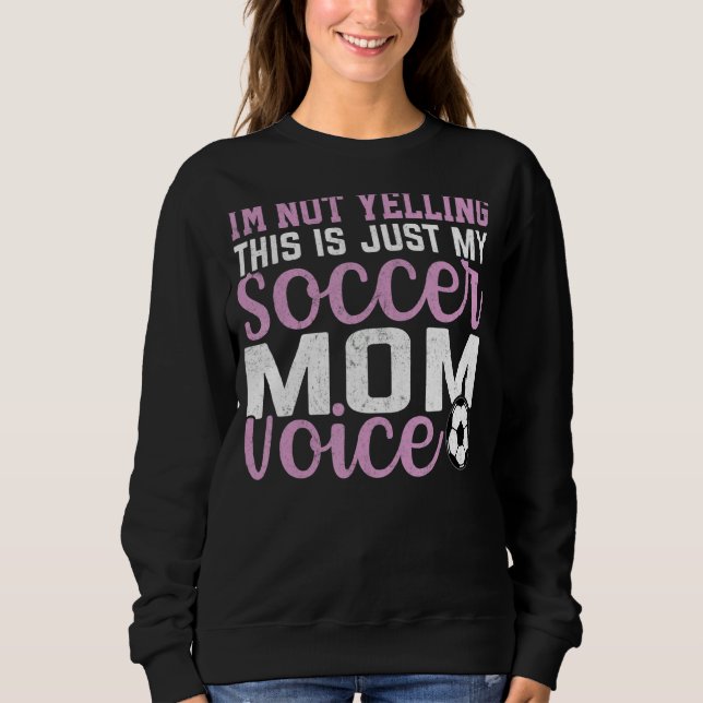 Sudadera Chicas de fútbol, mamá (Anverso)