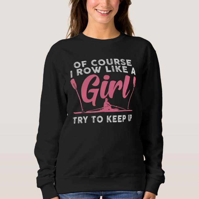 Sudadera Chicas de Guay Rowing Coxswain Paddle Oar Crew R (Anverso)