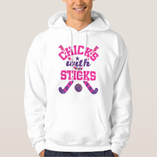 Sudadera Chicas de Hockey sobre Césped con Palos