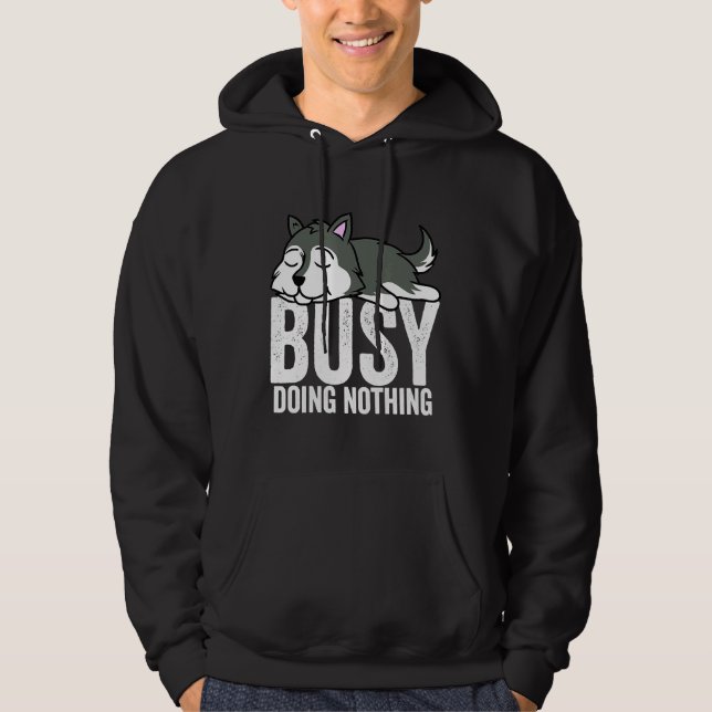 Sudadera Chicas de Husky Lazy Boys (Anverso)