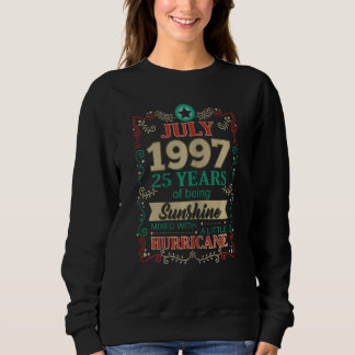 Sudadera Chicas De Julio De 1997 25 Años De Edad Sunshine 2