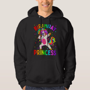 Sudadera Chicas de la princesa de cumpleaños Dabbing Unicor
