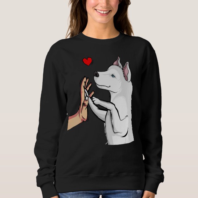 Sudadera Chicas De Mamá Perro Con Amor De Los Maridos Blanc (Anverso)