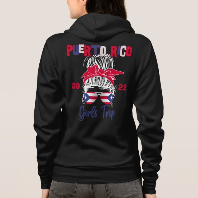Sudadera Chicas de Puerto Rico viajan grupo Getaway coincid (Reverso)