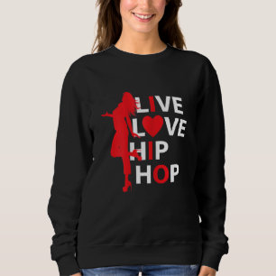 Sudadera Chicas de ropa de baile hip hop de los años 90