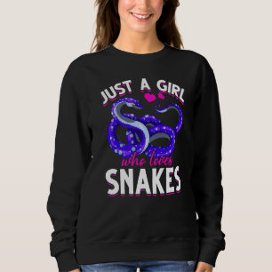 Sudadera Chicas de serpientes cuidador de reptiles animal  