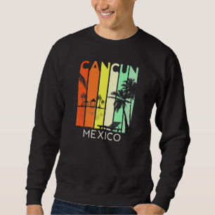 Sudadera Chicas de vacaciones de Cancun Mexico Retro Mexica