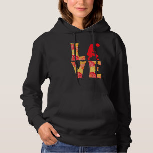 Sudadera Chicas de voleibol con amor floral