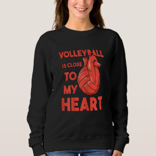 Sudadera Chicas de voleibol divertidas Jóvenes deportistas 
