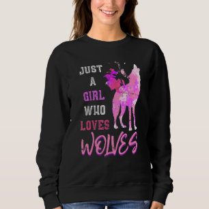 Sudadera Chicas del lobo malhumorado de animales depredador
