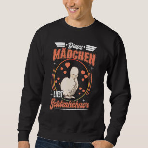 Sudadera Chicas del pollo de seda Silkie Pollo de seda