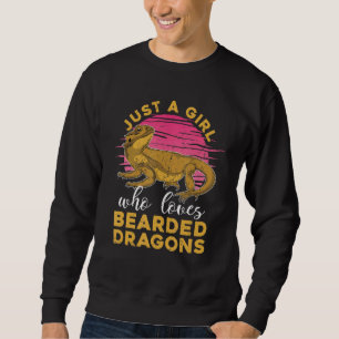 Sudadera Chicas Dragoneras Con Cabello Mascota Reptile Bear