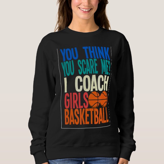 Sudadera Chicas entrenadores Entrenador de baloncesto Baske (Anverso)