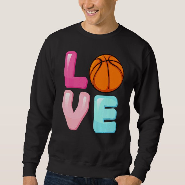 Sudadera Chicas Fanáticos del equipo de baloncesto Love (Anverso)