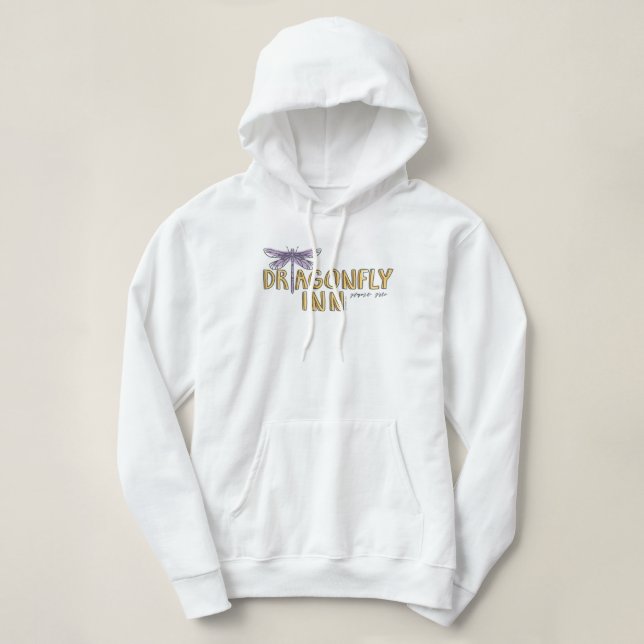 Sudadera Chicas Gilmore | Logo de Dragonfly Inn Watercolor (Diseño del anverso)