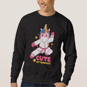 Sudadera Chicas graciosos, pero peligrosos, karate amor en