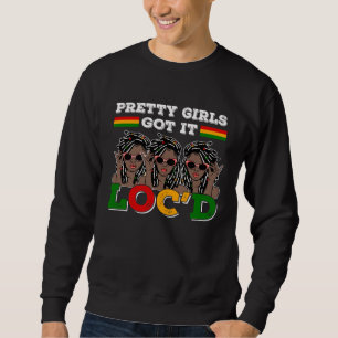 Sudadera Chicas Lindas Tienen Cabello Afro Melanina Locd Mu