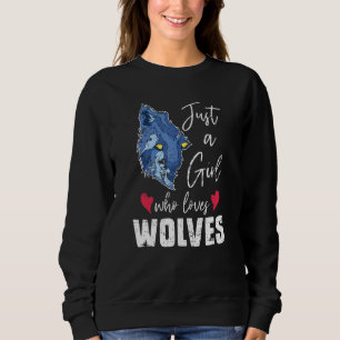 Sudadera Chicas lobo depredadoras de animales forestales
