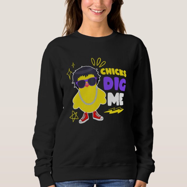Sudadera Chicas me cavan Guay Easter Chick (Anverso)