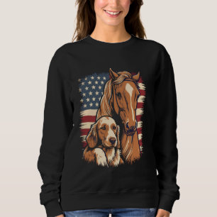 Sudadera Chicas Mujeres Equitación Cabalgando Caballo  2