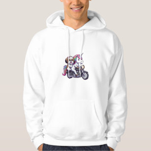 Sudadera Chicas Mujeres Niños Hombres Montando Un Unicornio