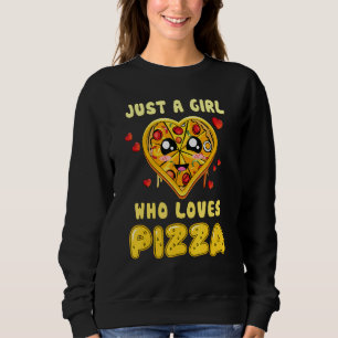 Sudadera Chicas Pizza Guay Pizza Fiesta Vestimenta Mujeres 