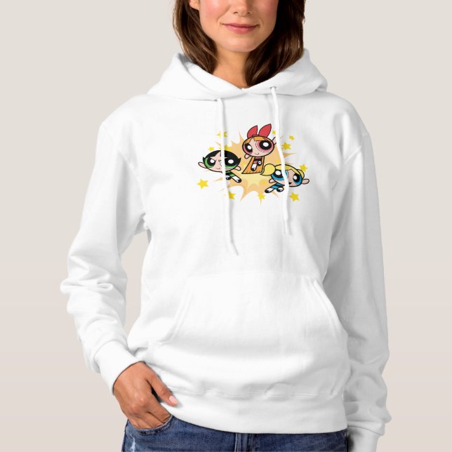 Sudadera Chicas poderosos ahorran el día (Anverso)
