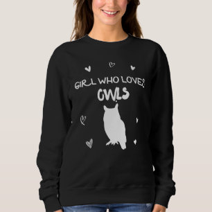 Sudadera Chicas Que Aman Búhos Búho Cuernudo