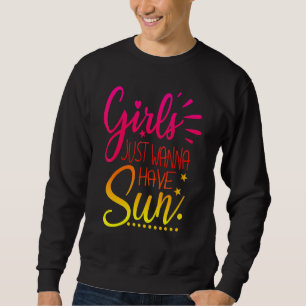 Sudadera Chicas Quieren Solar Vacaciones Esenciales