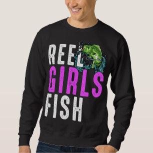 Sudadera Chicas Reel Fish Bass Fishshing woman Mom Grand