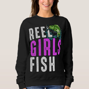 Sudadera Chicas Reel Fish Bass Fishshing woman Mom Grand