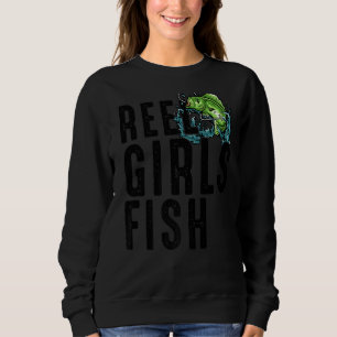 Sudadera Chicas Reel Fish Bass Fishshing woman Mom Grand