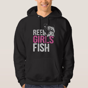 Sudadera Chicas Reel Fish Bass Pescador Graciosa Mamá