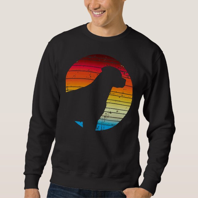 Sudadera Chicas Retro Rottweiler Niños Adultos (Anverso)