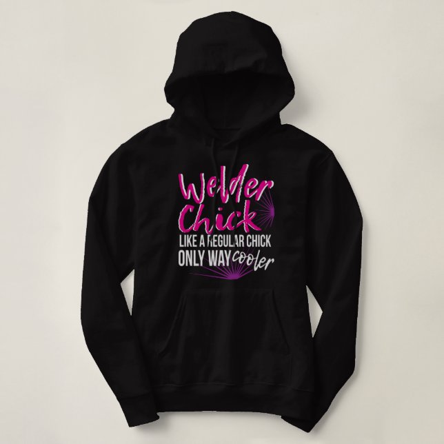 Sudadera Chicas soldadoras Mamá Divertida Soldando mujeres (Diseño del anverso)