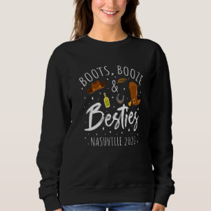 Sudadera Chicas Viajan a Nashville Vacaciones Coincidiendo