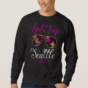 Sudadera Chicas Viajan En Seattle Por La Parte De Cumpleaño