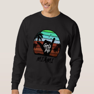 Sudadera Chicas viajan Fiesta de Miami a un escuadrón de pa