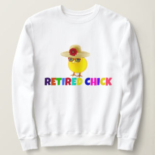 Sudadera Chick retirado, diseño colorido