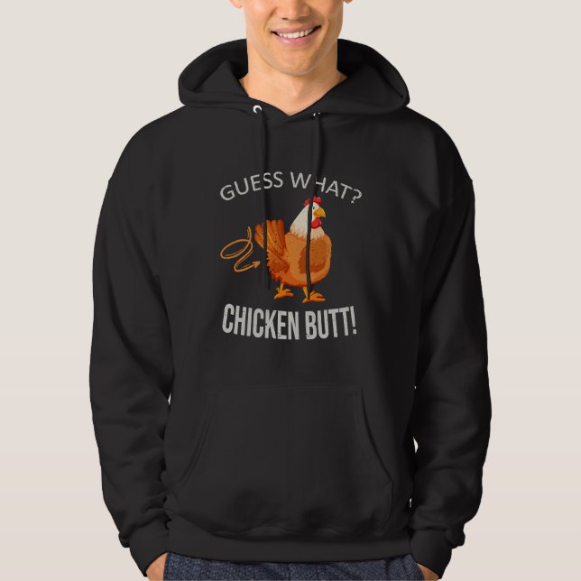 Sudadera Chicken Butt Farm Animal Lover (Anverso)