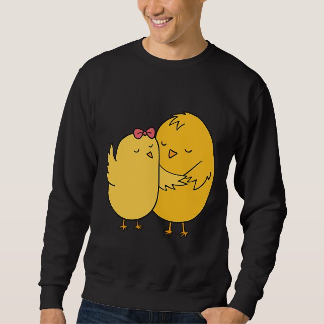 Sudadera Chicken Couples Wedding Anniversary   (Anverso)