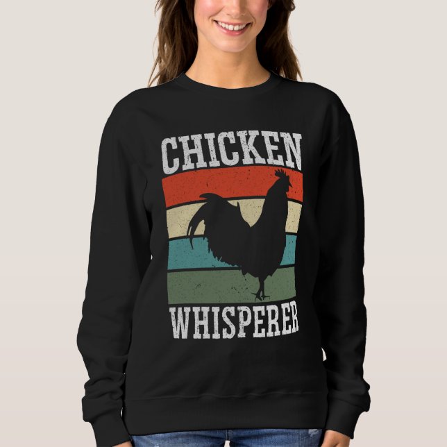 Sudadera Chicken Farmer Chicken Whisper Farm Animal Poultry (Anverso)