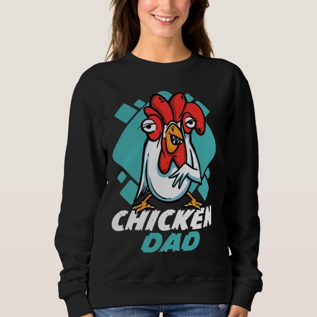 Sudadera Chicken Farmer Dad Chicken Farmers   (Anverso)