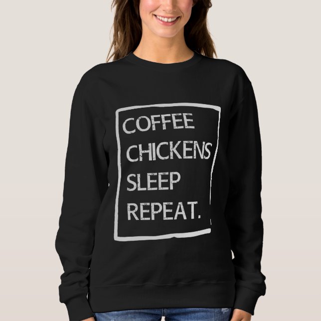 Sudadera Chicken Farmer Lover Chicken Egg   (Anverso)