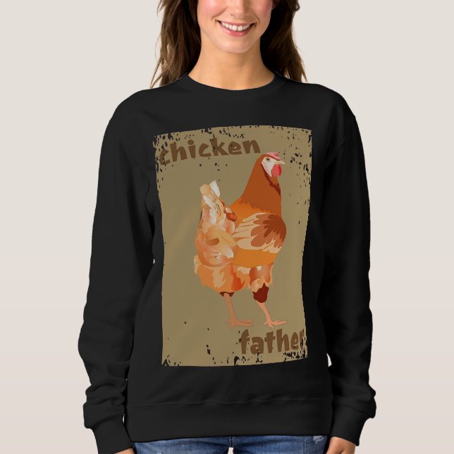 Sudadera Chicken Father Creme Crunsh Look   (Anverso)