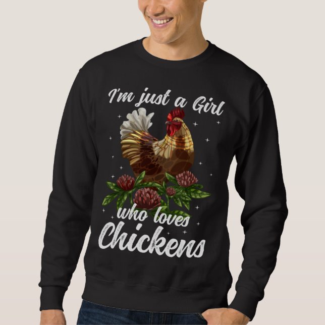 Sudadera Chicken Girl Chicken Owner Chicken Mom Chicken Far (Anverso)