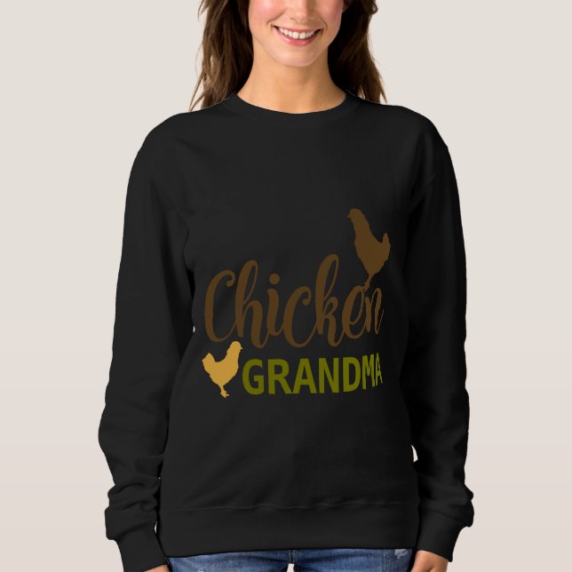 Sudadera Chicken Grandma   (Anverso)