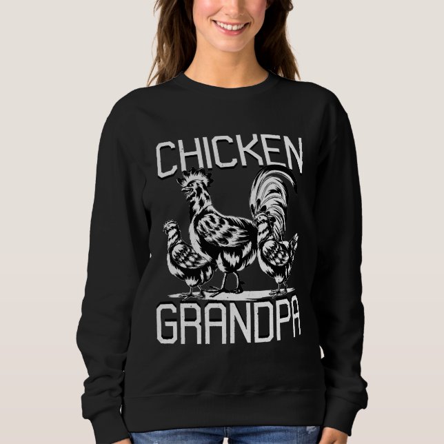 Sudadera Chicken Grandpa Chicken Da (Anverso)